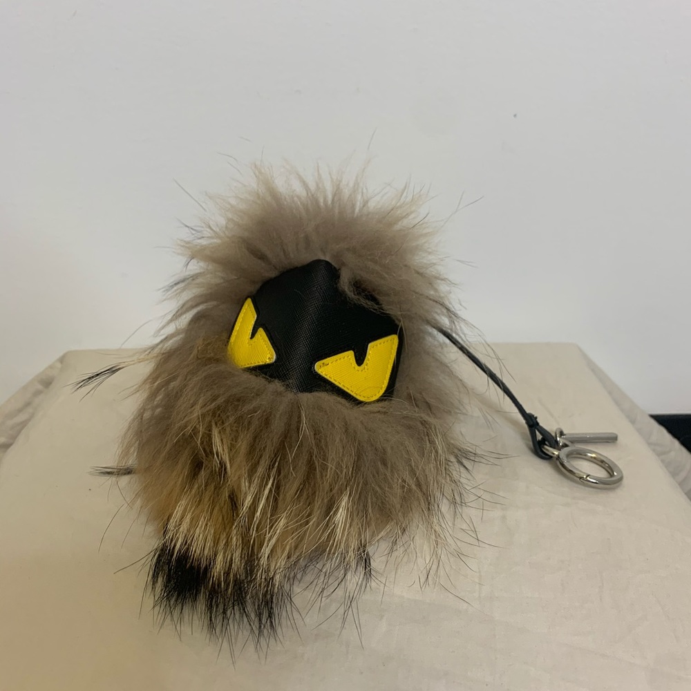 Authentic Fendi Puff Ball keychain